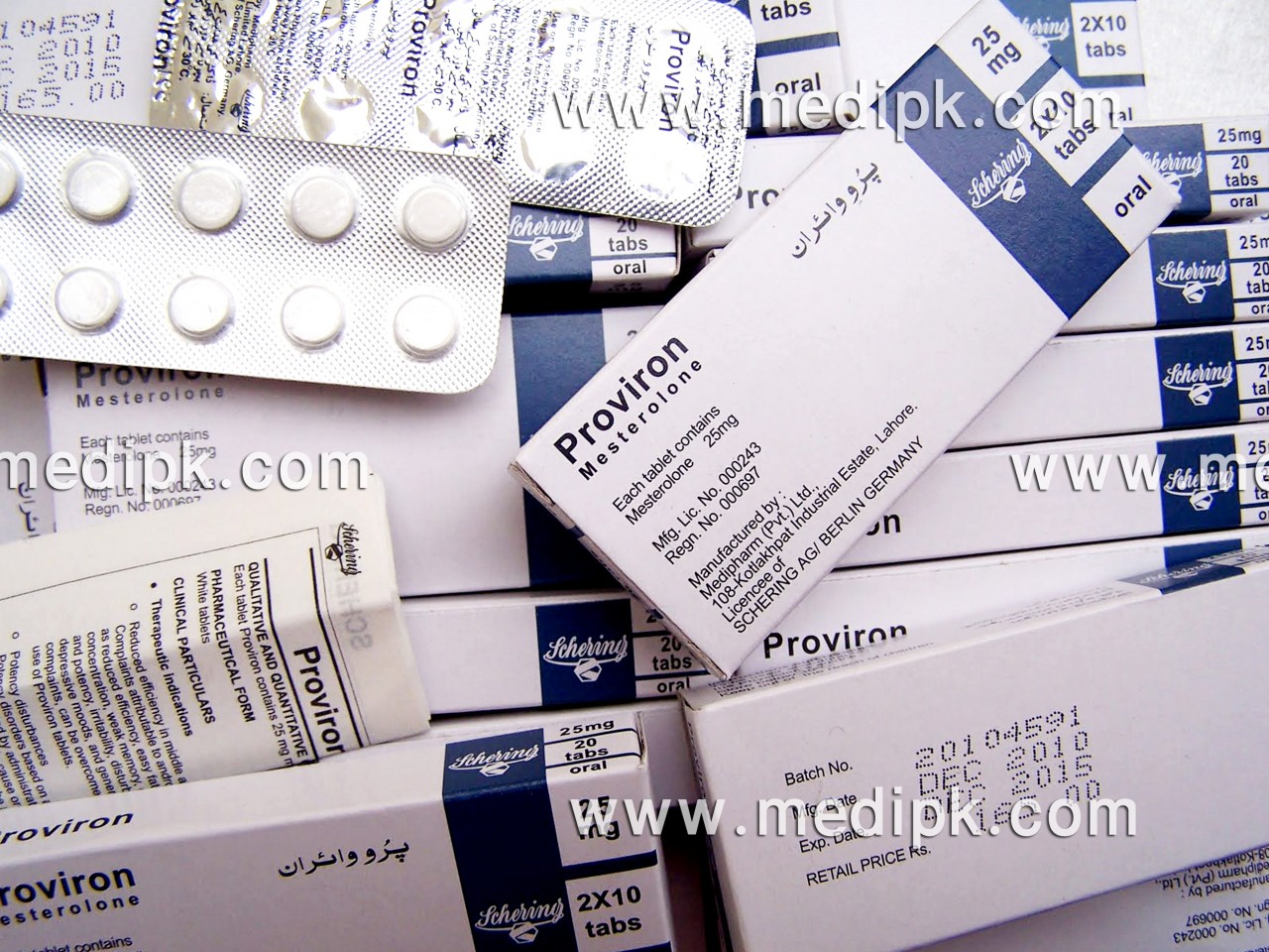 Proviron (mesterolone) 25mg by medipharm / Strip