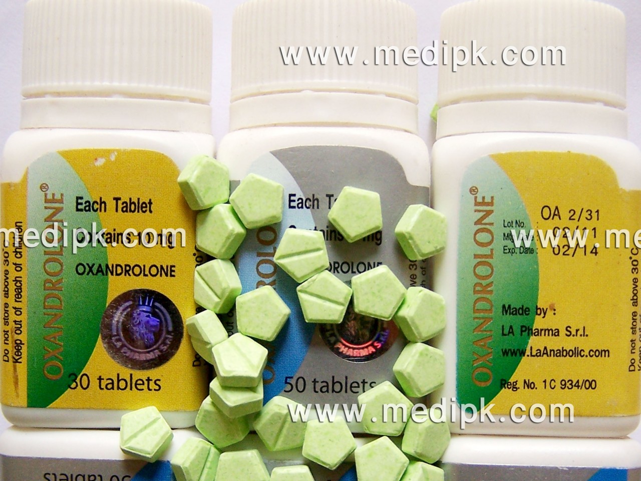 Anavar (Oxandrolone) 10mg La Pharma 30 Tablets / Bottle
